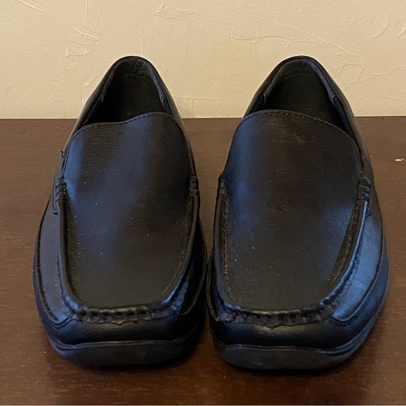 Dexter Comfort Size 7 Men Memory Foam Black Leather Loafer Style Slip On - Picture 1 of 11